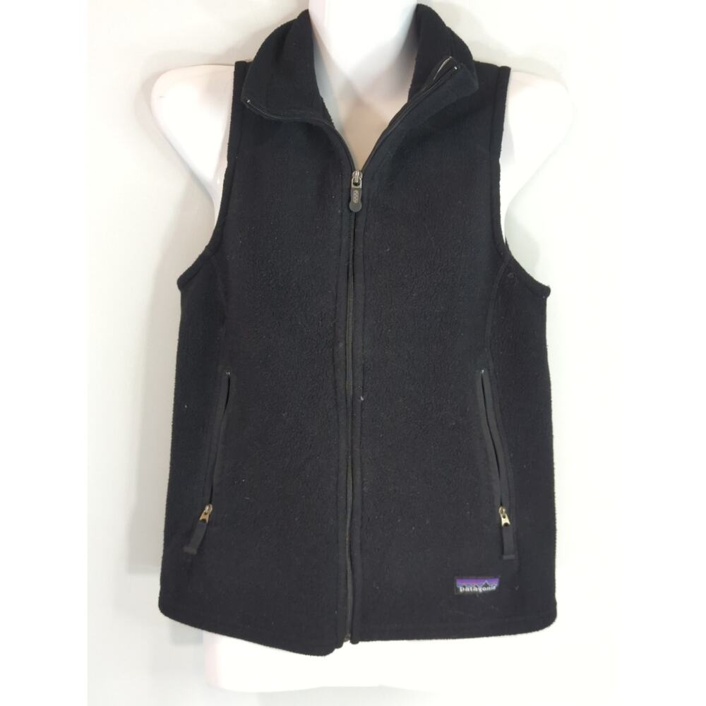 Patagonia Nickel Worn Wear Synchilla Vest Womens S Fleece Full Zip Outdoor Ski